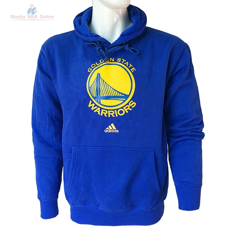 Acquista Felpe Con Cappuccio NBA Golden State Warriors Blu City