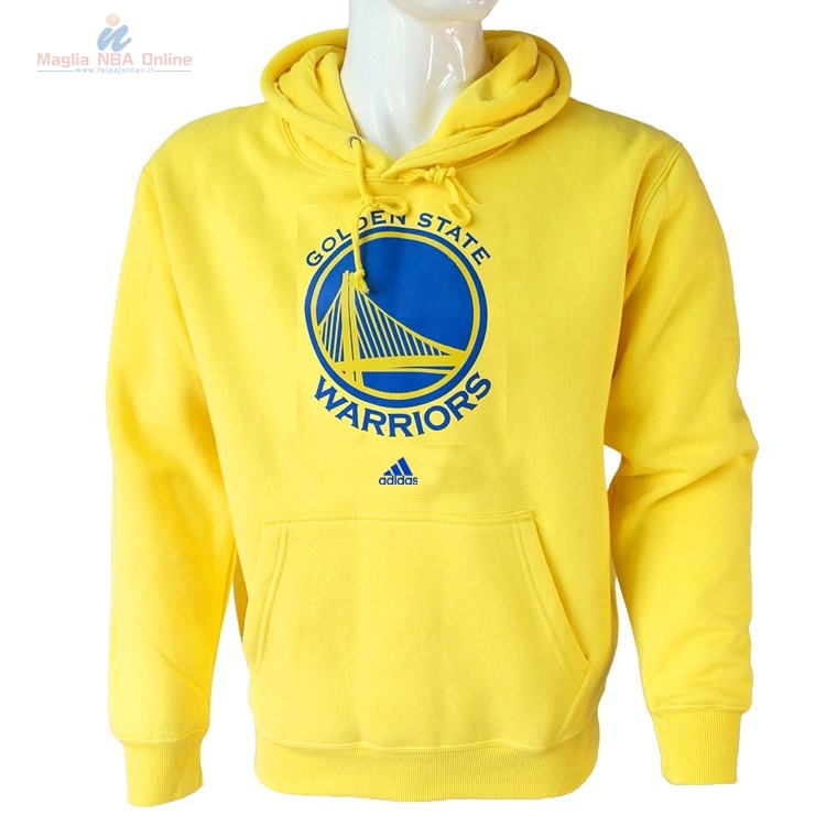 Acquista Felpe Con Cappuccio NBA Golden State Warriors Giallo City