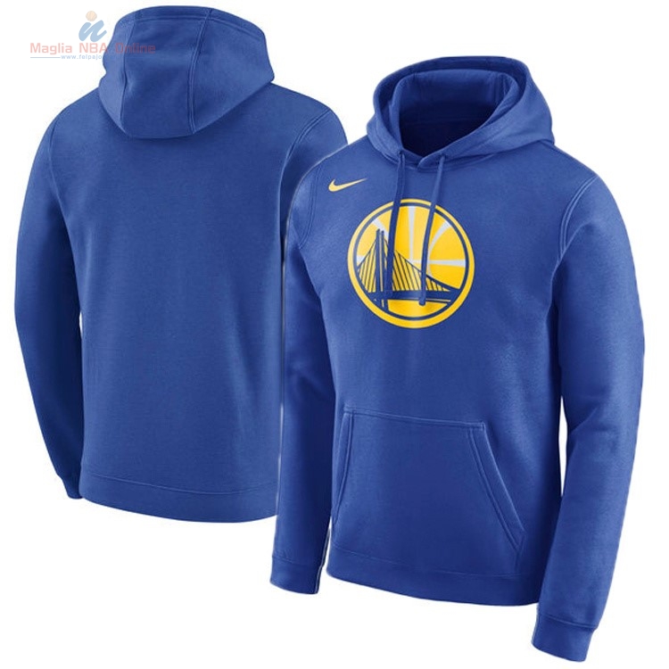 Acquista Felpe Con Cappuccio NBA Golden State Warriors Nike Blu