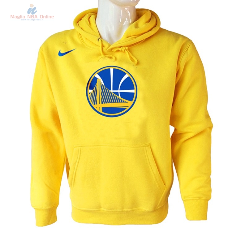 Acquista Felpe Con Cappuccio NBA Golden State Warriors Nike Giallo