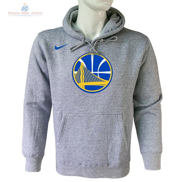 Acquista Felpe Con Cappuccio NBA Golden State Warriors Nike Grigio