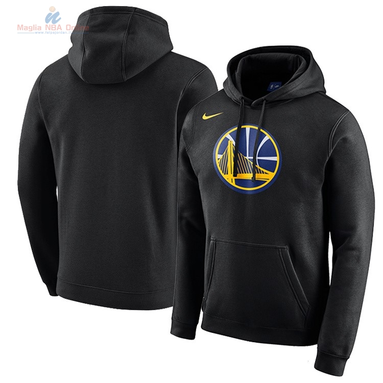 Acquista Felpe Con Cappuccio NBA Golden State Warriors Nike Nero