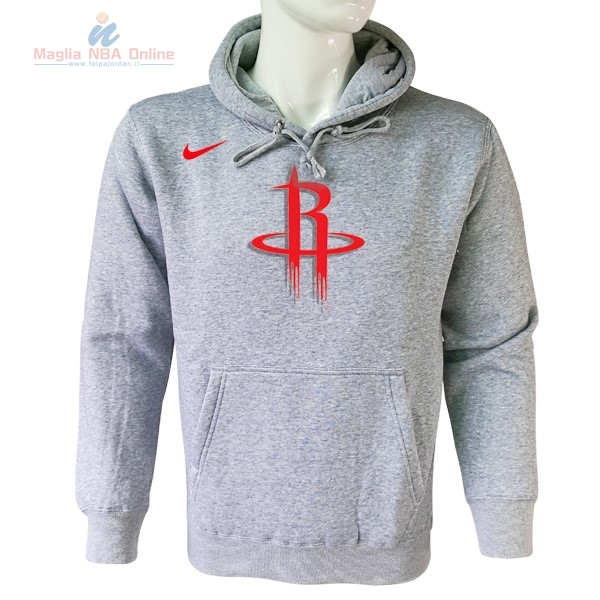 Acquista Felpe Con Cappuccio NBA Houston Rockets Nike Grigio