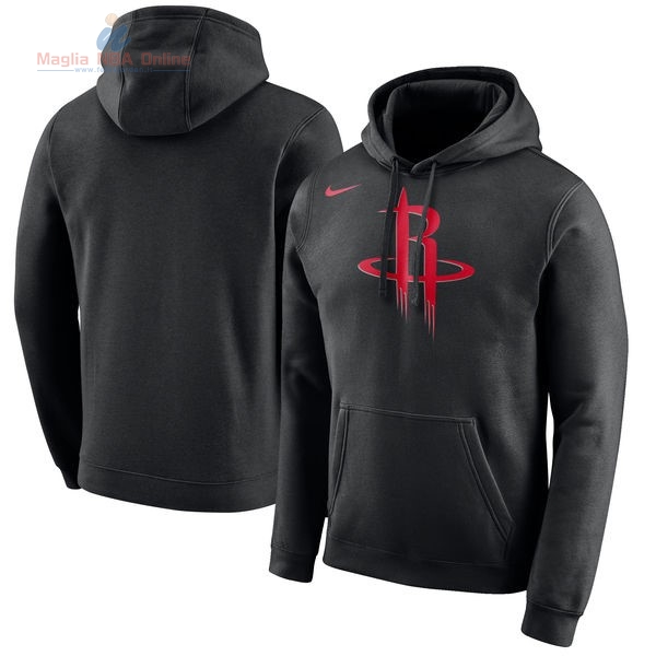 Acquista Felpe Con Cappuccio NBA Houston Rockets Nike Nero