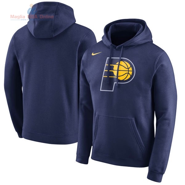 Acquista Felpe Con Cappuccio NBA Indiana Pacers Blu