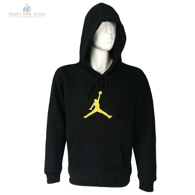 Acquista Felpe Con Cappuccio NBA Jordan Felpe Con Cappuccio NBA Jordan Nero