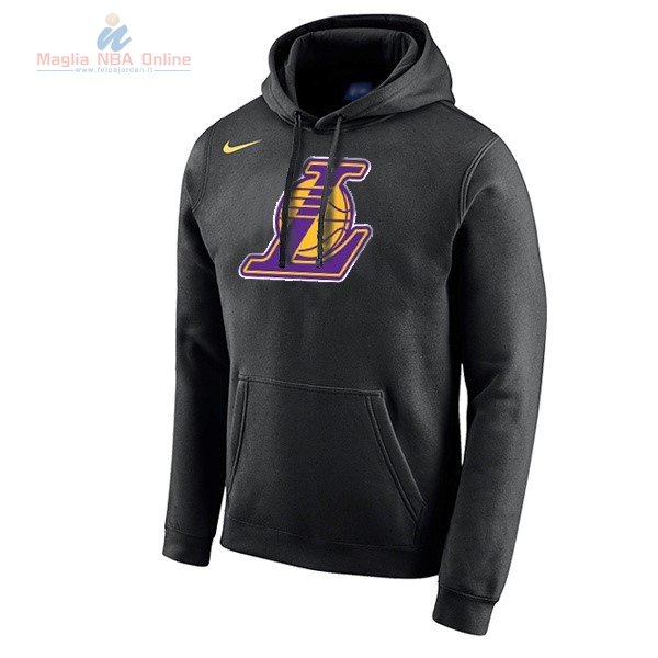 Acquista Felpe Con Cappuccio NBA Los Angeles Lakers Nike Nero