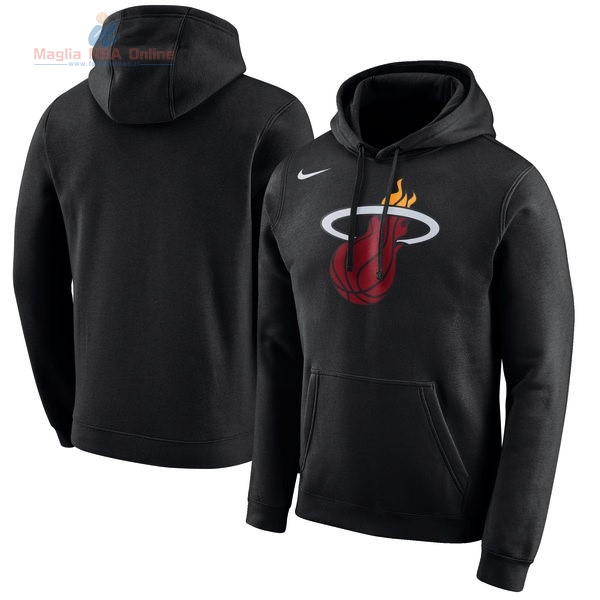 Acquista Felpe Con Cappuccio NBA Miami Heat Nike Nero