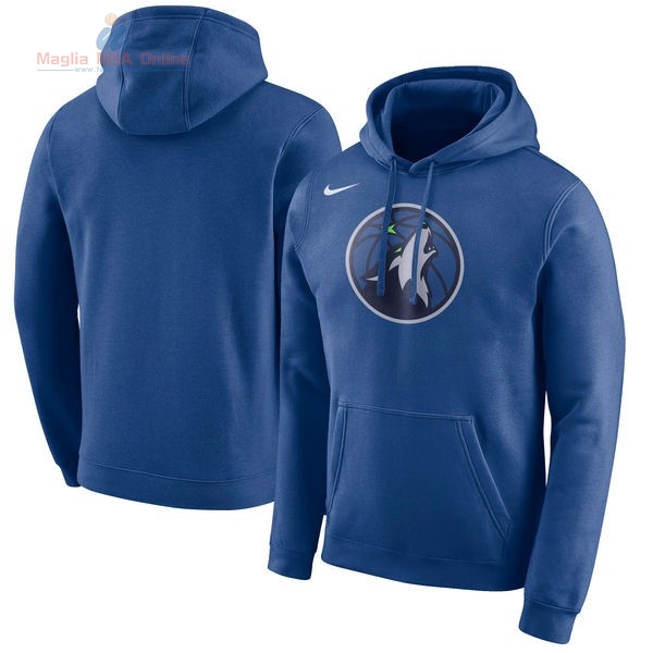 Acquista Felpe Con Cappuccio NBA Minnesota Timberwolves Blu