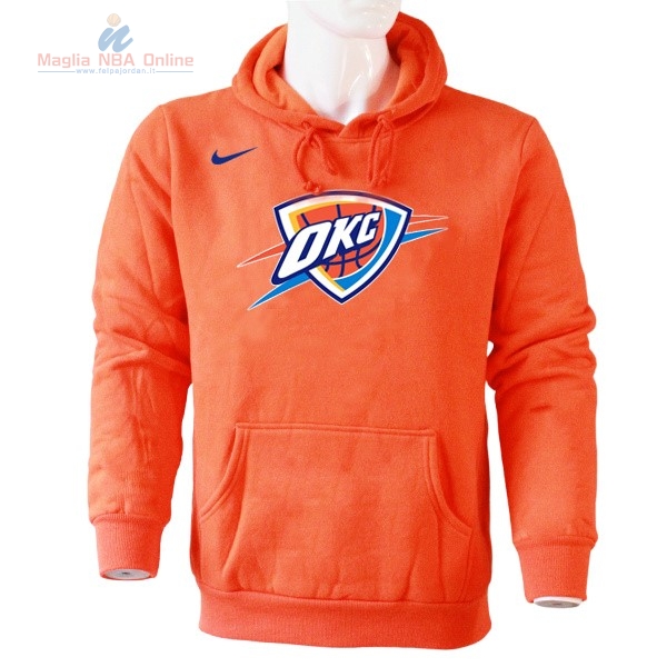 Acquista Felpe Con Cappuccio NBA Oklahoma City Thunder Nike Arancia