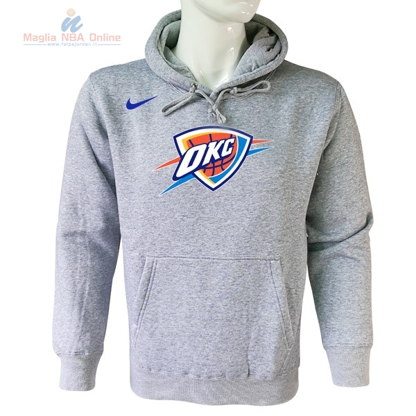 Acquista Felpe Con Cappuccio NBA Oklahoma City Thunder Nike Grigio