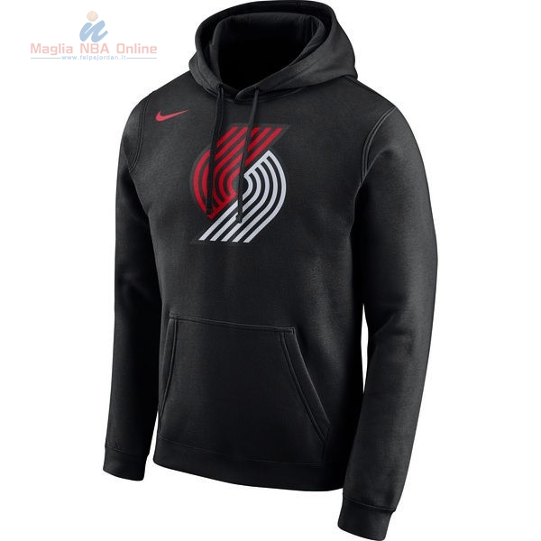 Acquista Felpe Con Cappuccio NBA Portland Trail Blazers Nike Nero