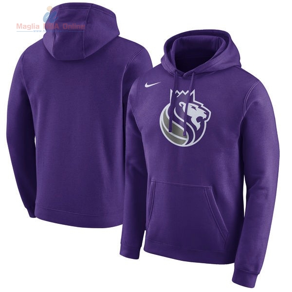 Acquista Felpe Con Cappuccio NBA Sacramento Kings Porpora