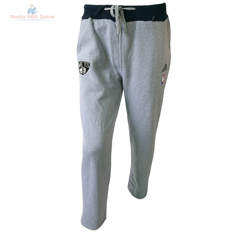 Acquista Giacca Pantaloni Basket Brooklyn Nets Grigio