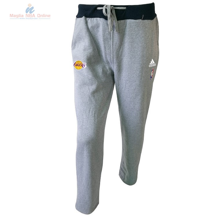 Acquista Giacca Pantaloni Basket Los Angeles Lakers Grigio