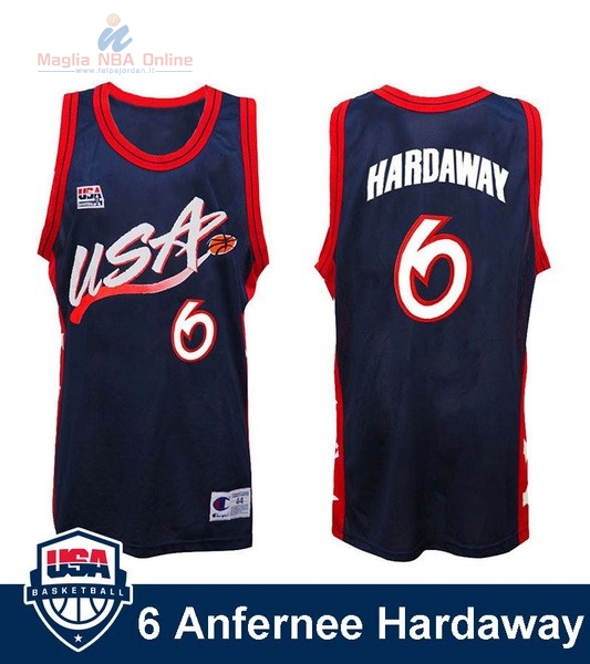 Acquista Maglia NBA 1996 USA Anfernee Hardaway #6 Nero