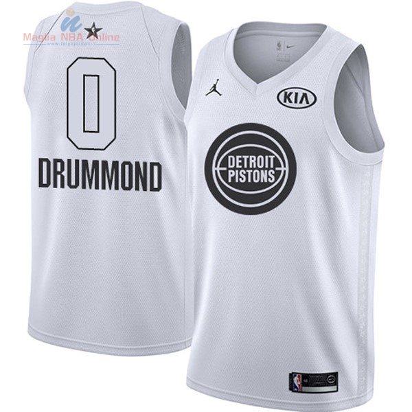 Acquista Maglia NBA 2018 All Star #0 Andre Drummond Bianco