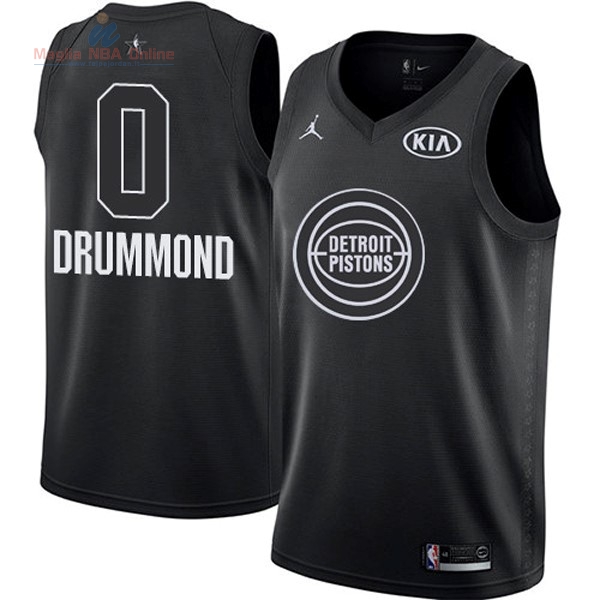 Acquista Maglia NBA 2018 All Star #0 Andre Drummond Nero