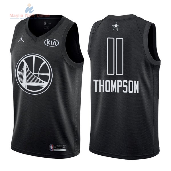 Acquista Maglia NBA 2018 All Star #11 klay Thompson Nero