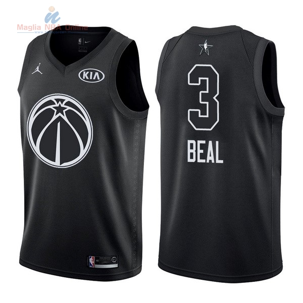 Acquista Maglia NBA 2018 All Star #3 Bradley Beal Nero