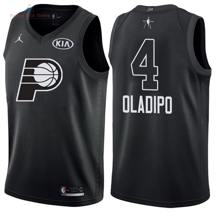 Acquista Maglia NBA 2018 All Star #4 Victor Oladipo Nero