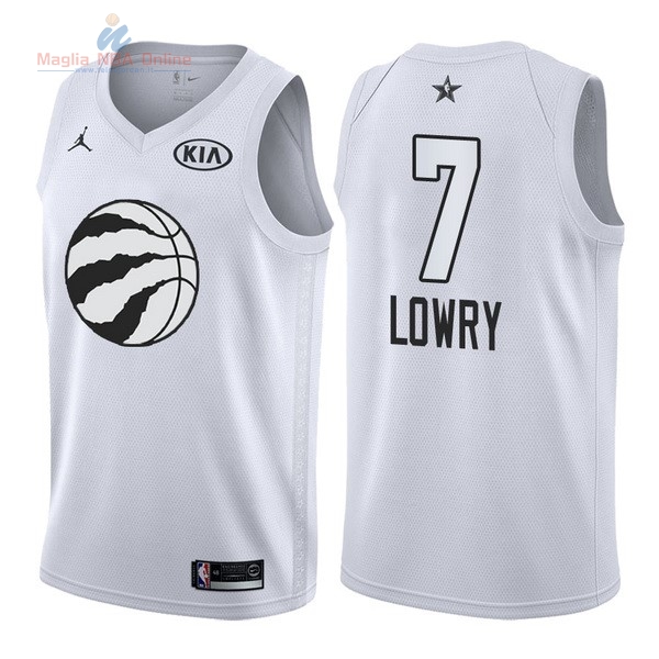 Acquista Maglia NBA 2018 All Star #7 Kyle Lowry Bianco