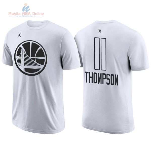 Acquista Maglia NBA 2018 All Star Manica Corta #11 Klay Thompson Bianco