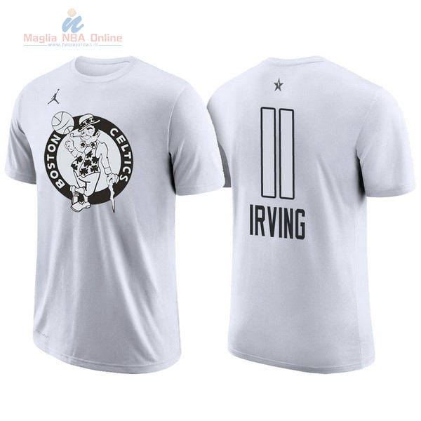 Acquista Maglia NBA 2018 All Star Manica Corta #11 Kyrie Irving Bianco