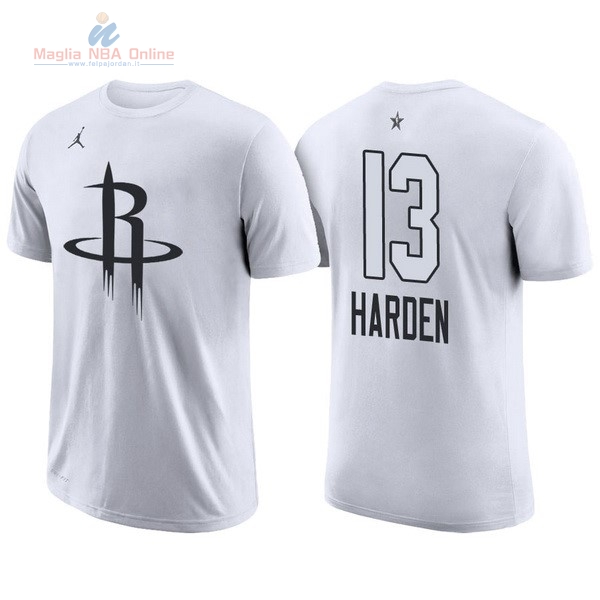 Acquista Maglia NBA 2018 All Star Manica Corta #13 James Harden Bianco