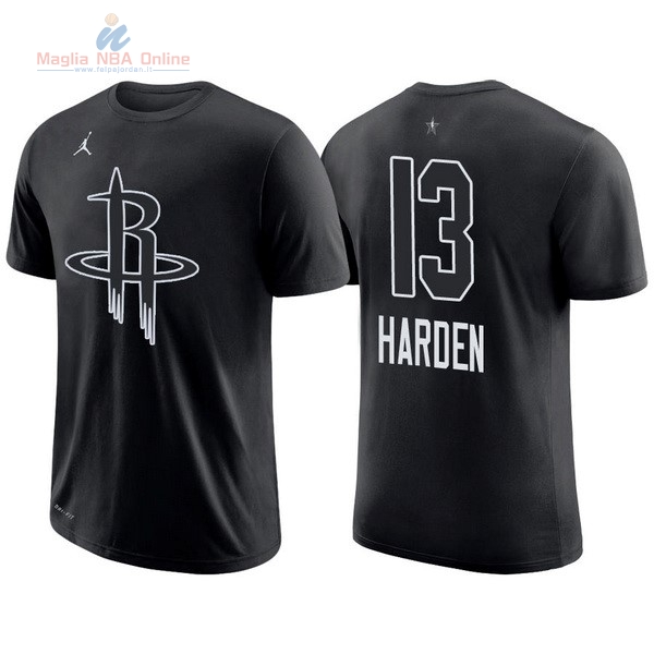 Acquista Maglia NBA 2018 All Star Manica Corta #13 James Harden Nero