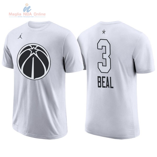 Acquista Maglia NBA 2018 All Star Manica Corta #3 Bradley Beal Bianco