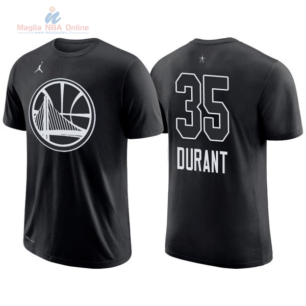 Acquista Maglia NBA 2018 All Star Manica Corta #35 Kevin Durant Nero