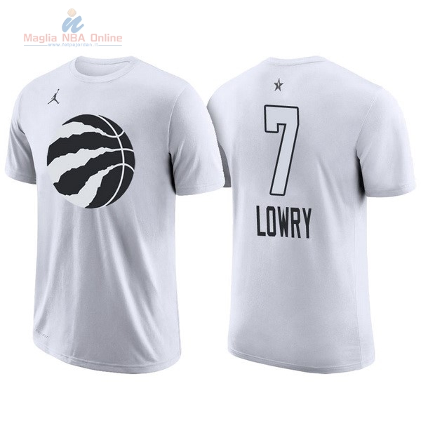 Acquista Maglia NBA 2018 All Star Manica Corta #7 Kyle Lowry Bianco