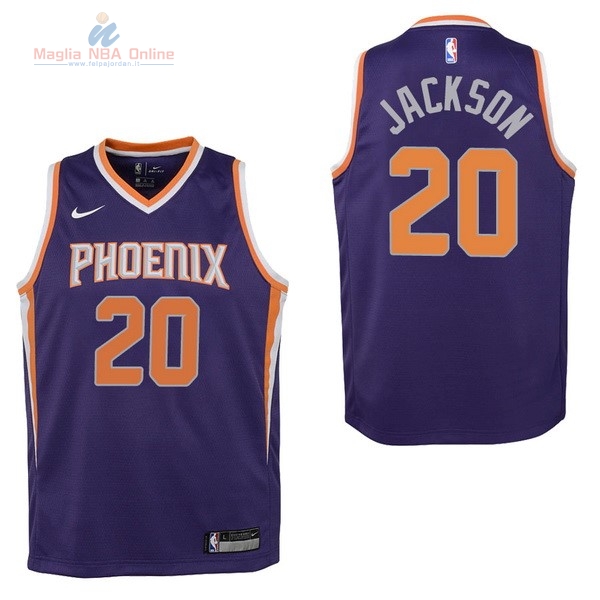 Acquista Maglia NBA Bambino Phoenix Suns #20 Josh Jackson Porpora Icon 2017-18