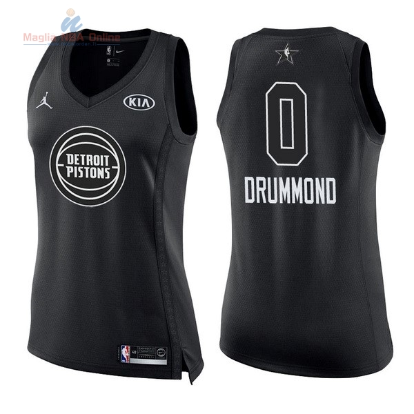 Acquista Maglia NBA Donna 2018 All Star #0 Andre Drummond Nero