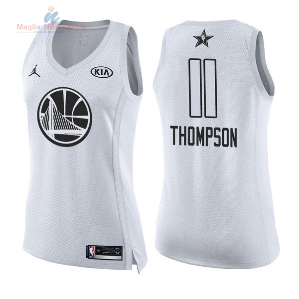 Acquista Maglia NBA Donna 2018 All Star #11 Klay Thompson Bianco