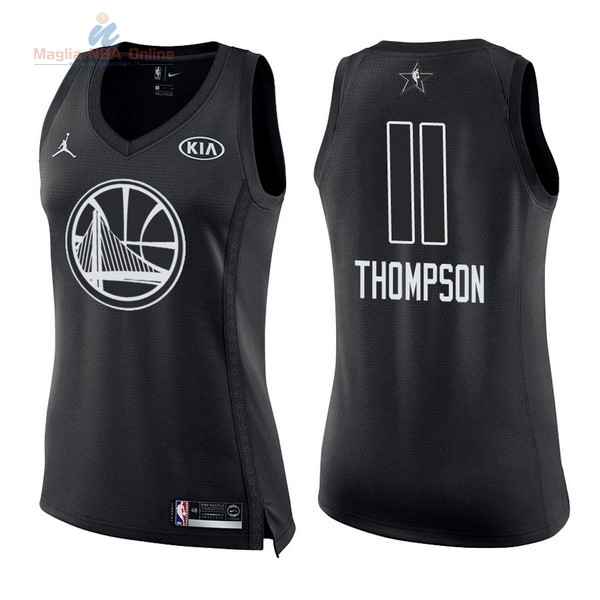 Acquista Maglia NBA Donna 2018 All Star #11 Klay Thompson Nero