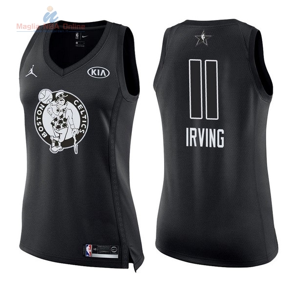 Acquista Maglia NBA Donna 2018 All Star #11 Kyrie Irving Nero