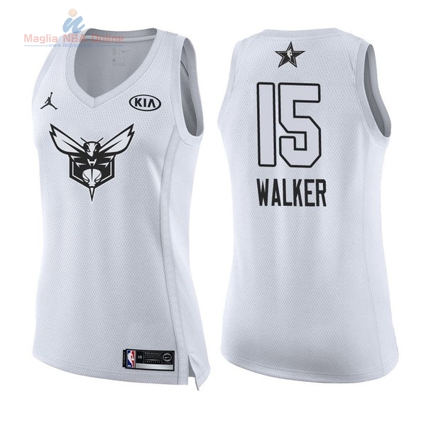 Acquista Maglia NBA Donna 2018 All Star #15 Kemba Walker Bianco