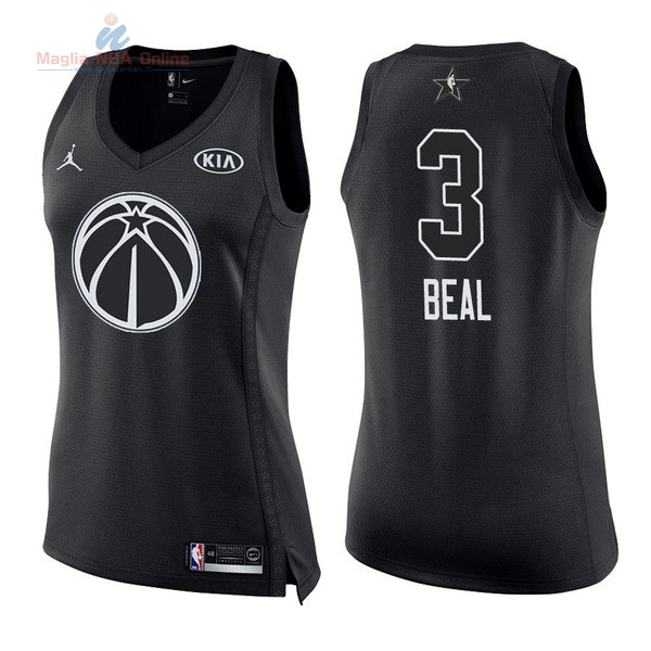 Acquista Maglia NBA Donna 2018 All Star #3 Bradley Beal Nero