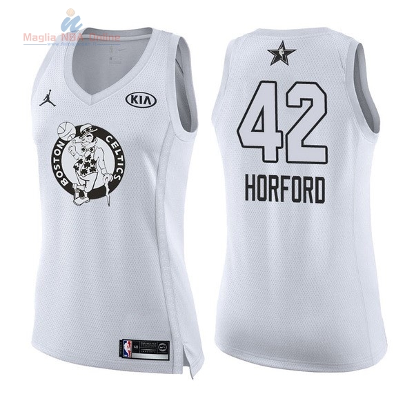 Acquista Maglia NBA Donna 2018 All Star #42 Al Horford Bianco