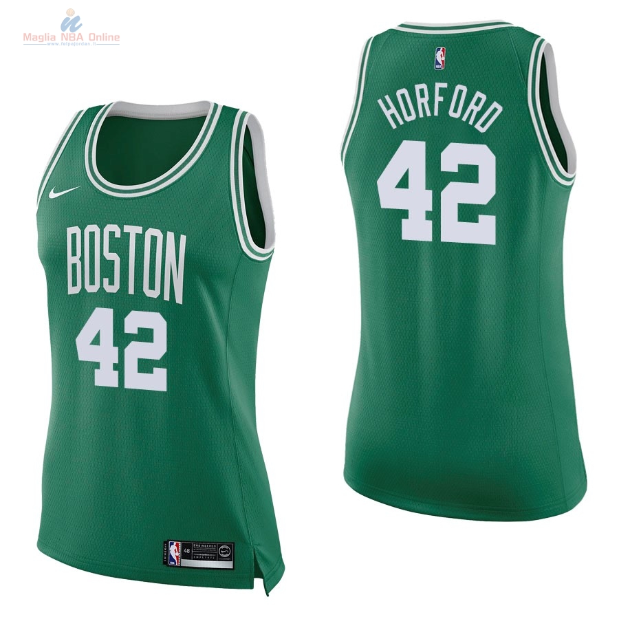 Acquista Maglia NBA Donna Boston Celtics #42 Al Horford Verde Icon
