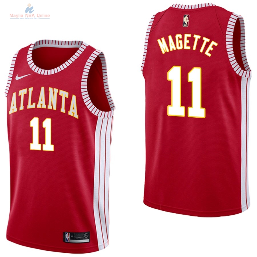 Acquista Maglia NBA Nike Atlanta Hawks #11 Josh Magette Retro Rosso