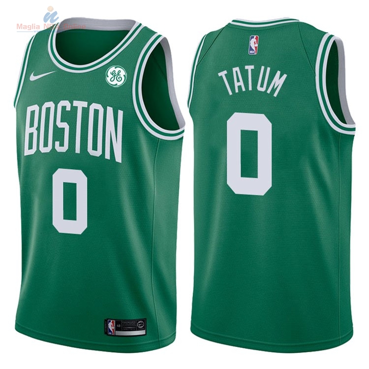 Acquista Maglia NBA Nike Boston Celtics #0 Jayson Tatum Verde