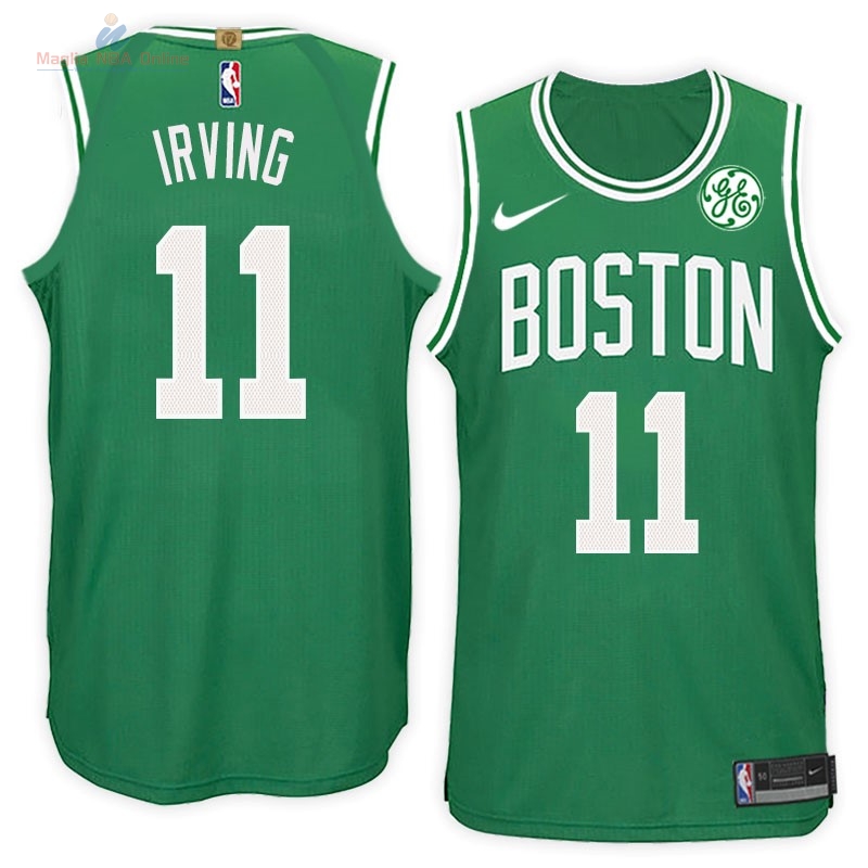 Acquista Maglia NBA Nike Boston Celtics #11 Kyrie Irving Verde