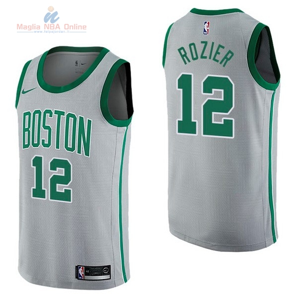 Acquista Maglia NBA Nike Boston Celtics #12 Terry Rozier Nike Grigio Città