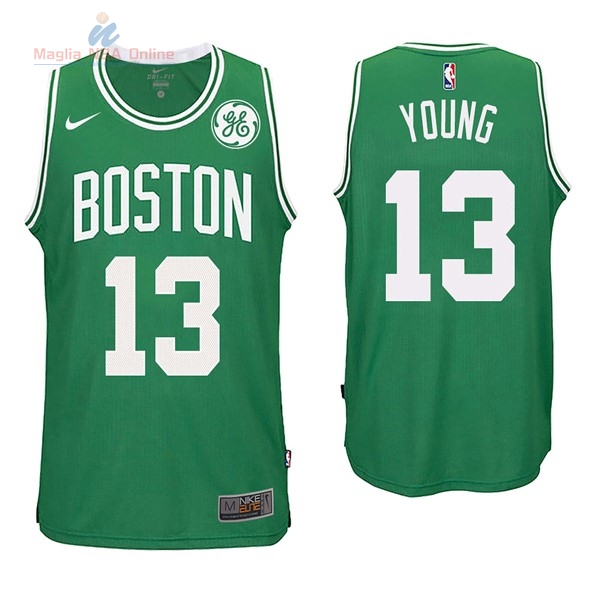Acquista Maglia NBA Nike Boston Celtics #13 James Young Verde