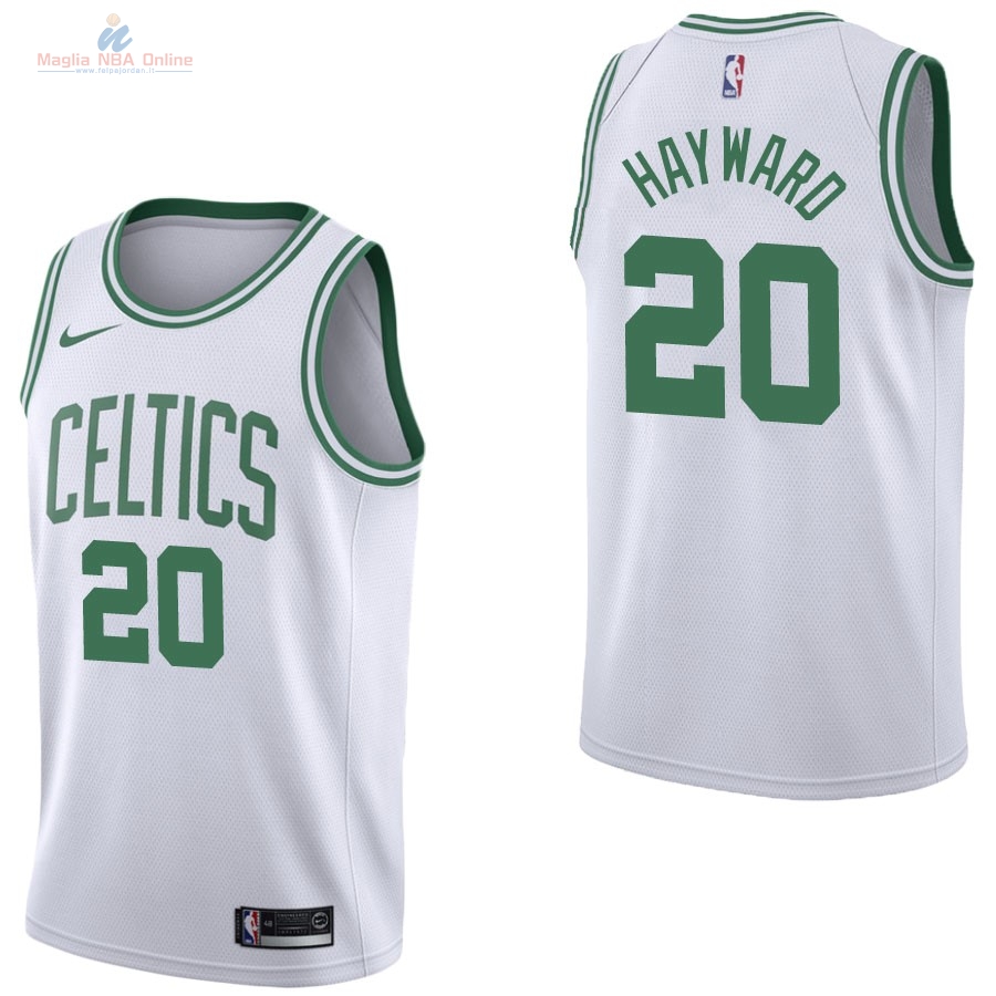 Acquista Maglia NBA Nike Boston Celtics #20 Gordon Hayward Bianco Association