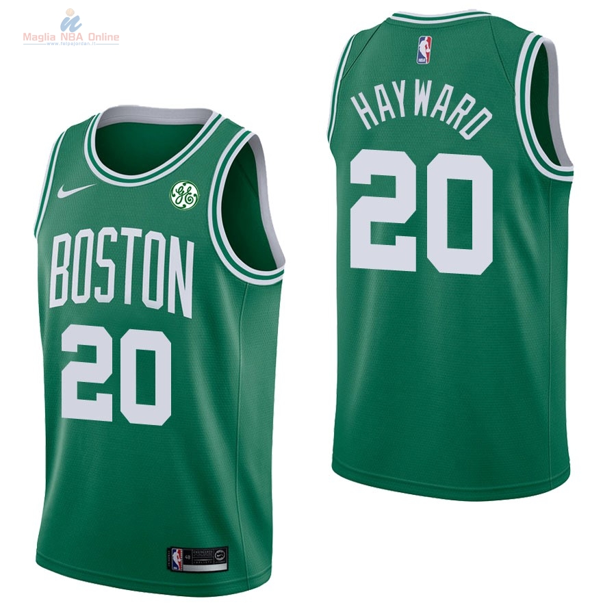 Acquista Maglia NBA Nike Boston Celtics #20 Gordon Hayward Verde