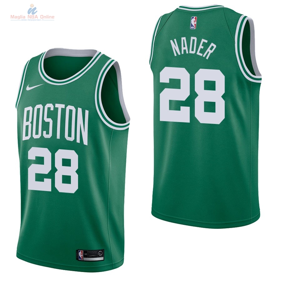 Acquista Maglia NBA Nike Boston Celtics #28 Abdel Nader Verde Icon